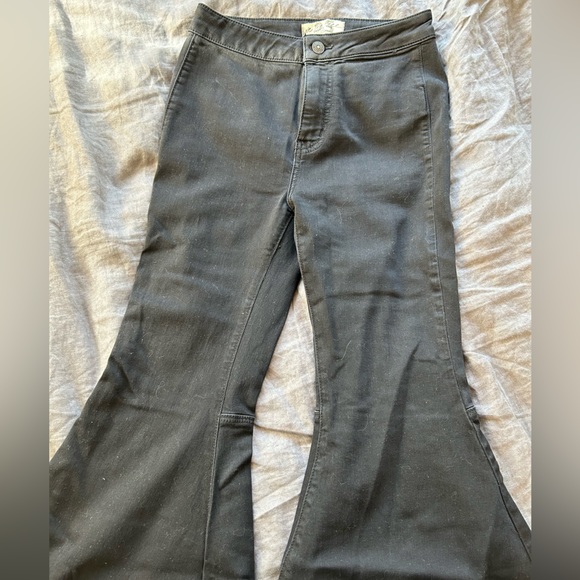 Free People super wide leg jeans, size 25, black - Picture 3 of 3